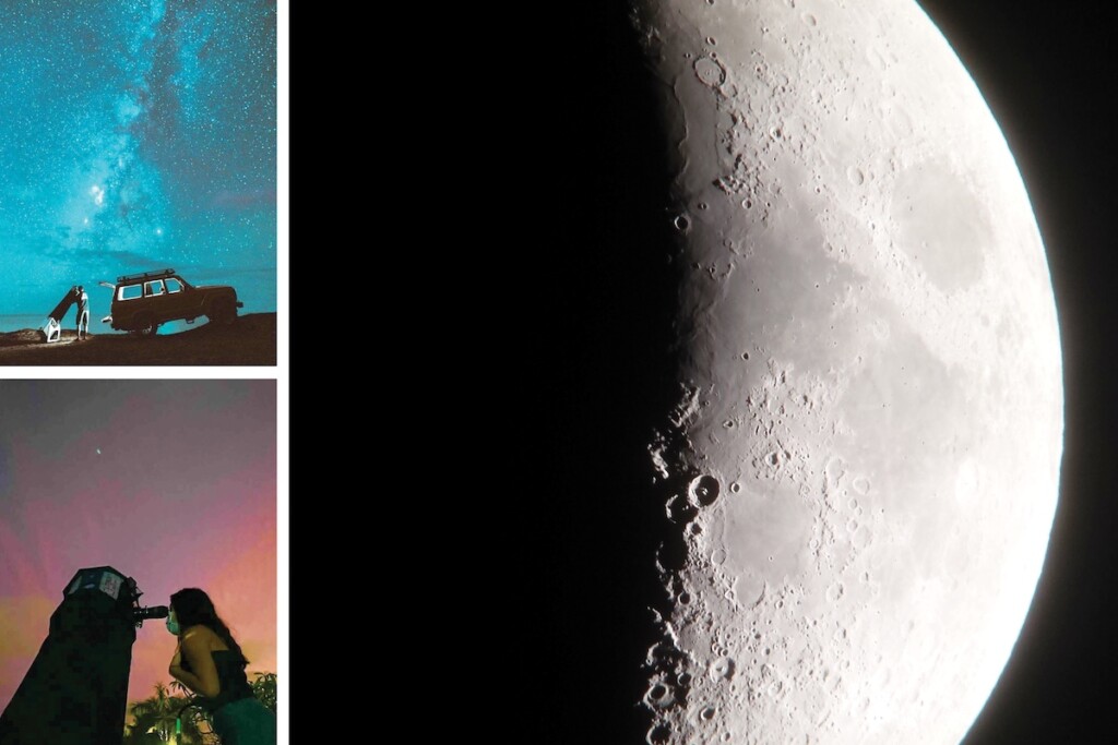 Image Is It Venus Or A Satellite A Local Astronomer Helps People Read The Night Sky