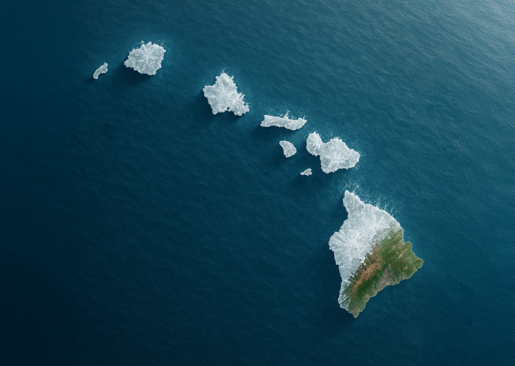 Hawaii Ice Map